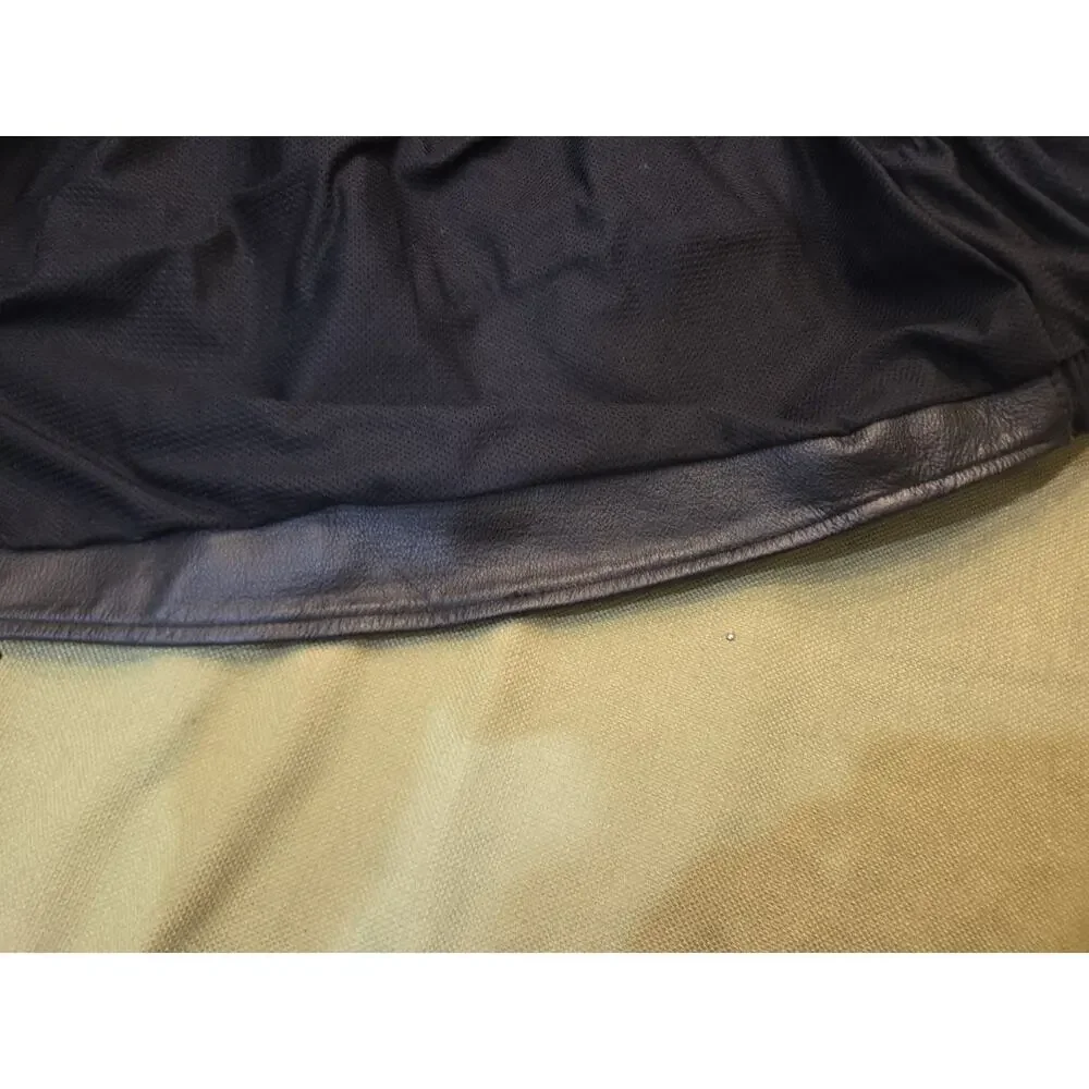First Classics Classic Leather Gear Men’s Size XL Black Leather Jacket w/Liner